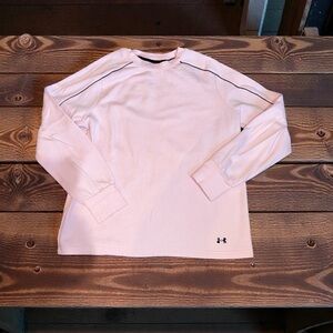 Under Armour Light Pink Crew Neck Top Womens Small